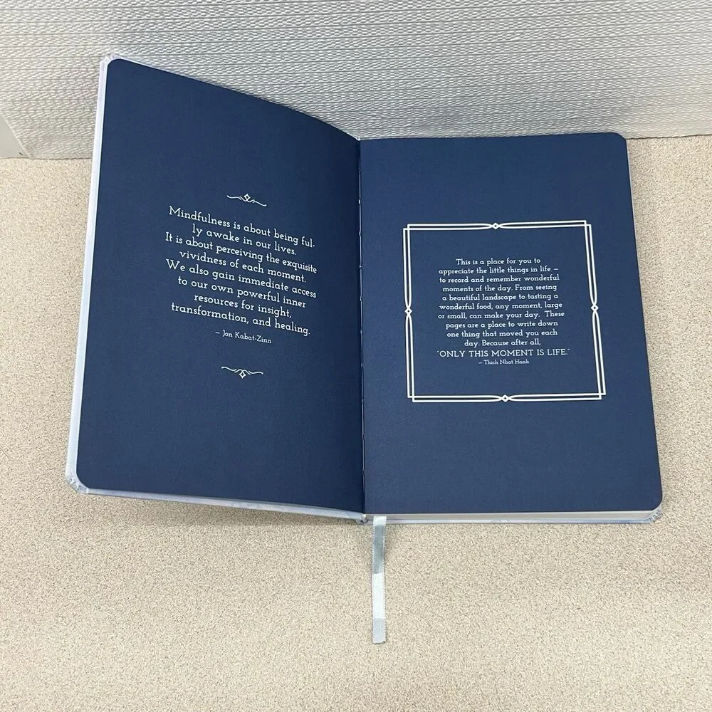 Eccolo Be Mindful Hardcover Notebook Journal Lined Watercolor